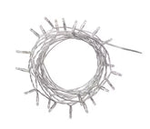 IKEA LEDFYR LED lighting chain with 24 lights- indoor silver-colour FREE SHIPPING